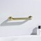Kibi Circular 12-Inch Stainless Steel Grab Bar - Brushed Gold KGB1012BG - alternate 7